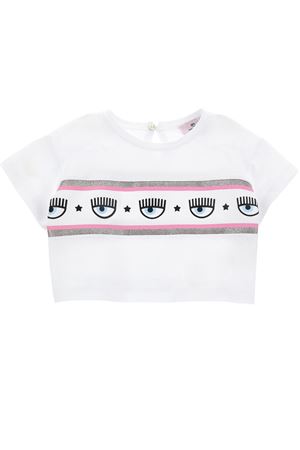 T-shirt maxi logo in cotone CHIARA FERRAGNI | 53A60310410099